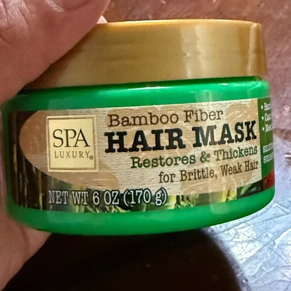 Bamboo Fiber Hair Mask - Tan - Picture 3 of 3